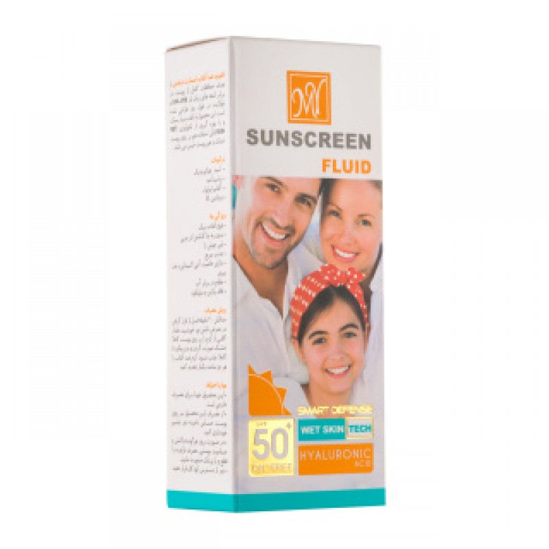 فلوئید ضد آفتاب  مدل هیالورونیک اسید SPF50 مای 50 میلی لیتر